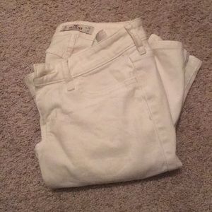Hollister white jeans